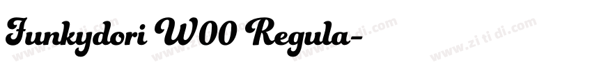Funkydori W00 Regula字体转换
